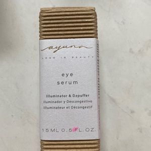 AYUNA EYE SERUM 15ml New in Box Illuminator and Depuffer